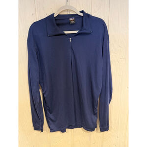 Men's Patagonia Navy Blue Capilene Long Sleeve Tee XL